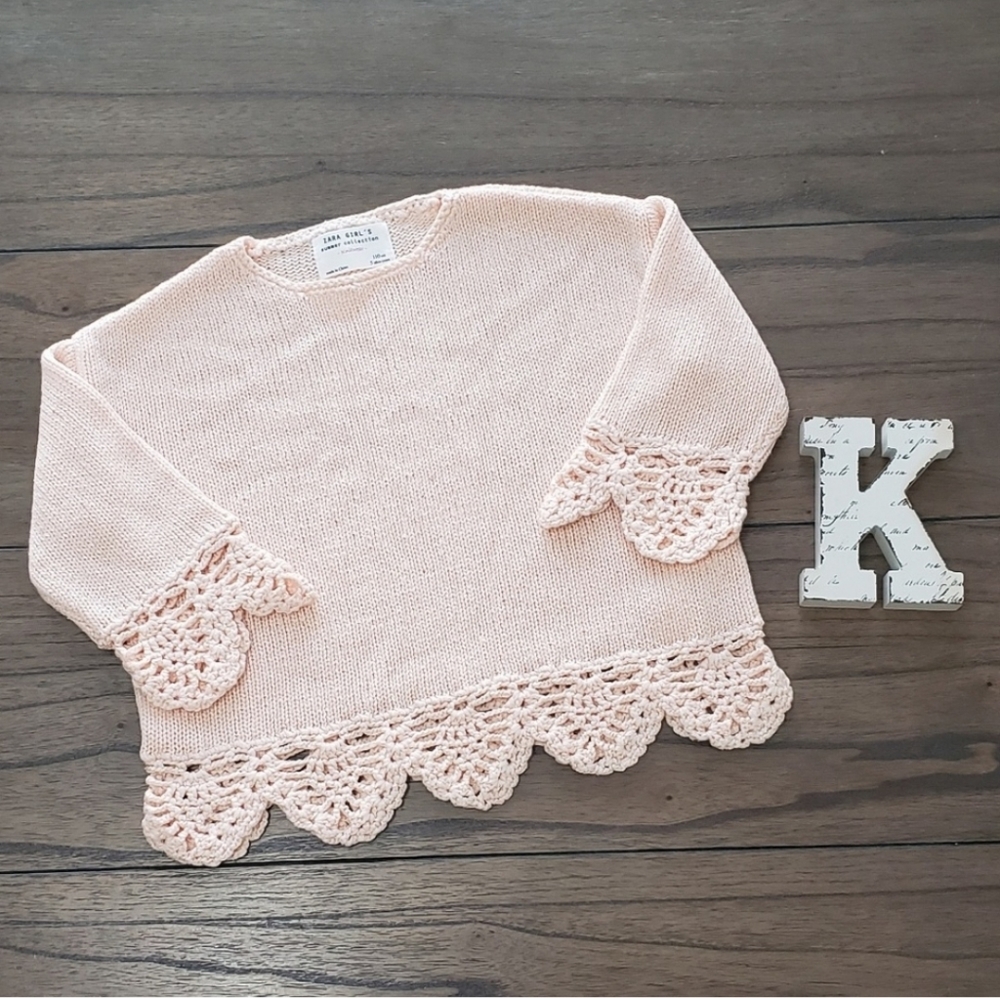Zara Girl's Summer Collection Knit Top